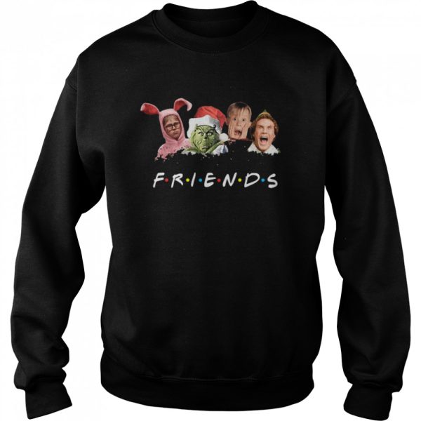 Friends Grinch Elf Kevin Ralphie’s Bunny Michael Scott Christmas shirt