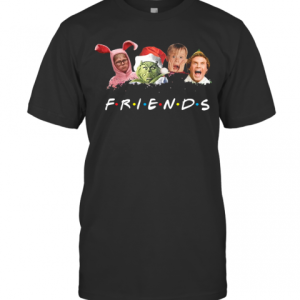 Friends Grinch Elf Kevin Ralphie’S Bunny Michael Scott Christmas T-Shirt Friends Grinch Elf Kevin Ralphie’S Bunny Michael Scott Christmas T-Shirt