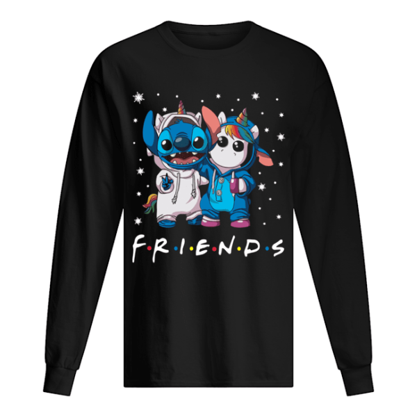 Friends Tv Show Baby Stitch and Unicorn shirt