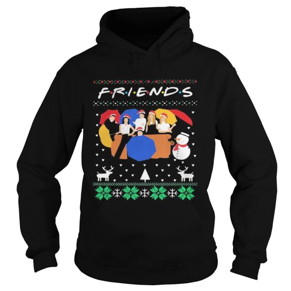 Friends merry ugly christmas shirt