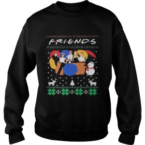 Friends merry ugly christmas shirt 3
