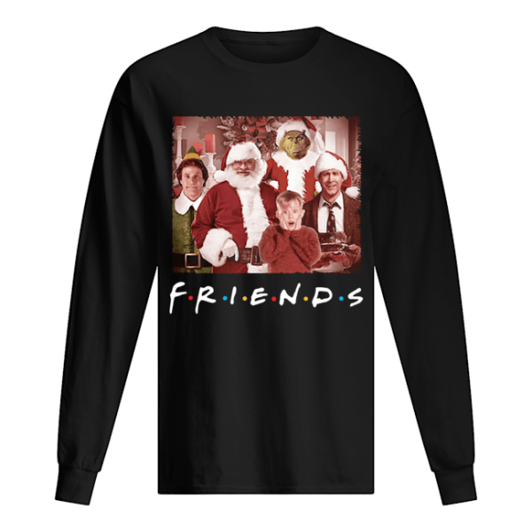 Friends tv show christmas movie characters shirt