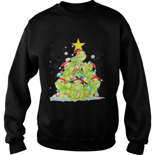 Frog Christmas Pine Tree shirt