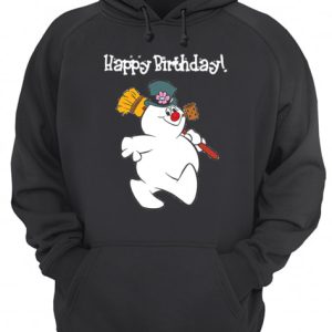 Frosty The Snowman Happy Birthday Christmas Graphic shirt 3