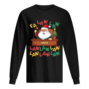 Funny Lawyer Christmas Santa Fa Law Law shirt Funny Lawyer Christmas Santa Fa Law Law shirt