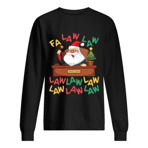 Funny Lawyer Christmas Santa Fa Law Law shirt Funny Lawyer Christmas Santa Fa Law Law shirt