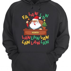 Funny Lawyer Christmas Santa Fa Law Law shirt 3