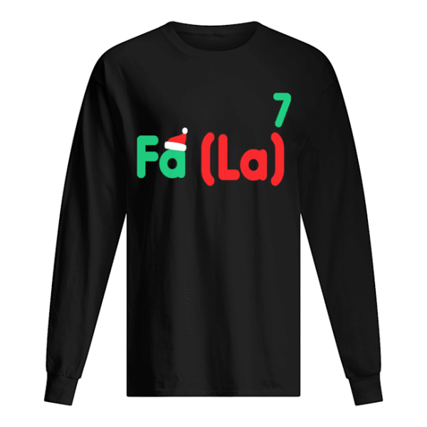 Funny Math Fa-La-La Christmas shirt