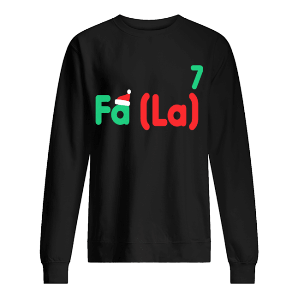 Funny Math Fa-La-La Christmas shirt