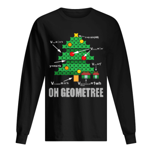 Funny Math Geometry Christmas Tree Geometree Teacher shirt Funny Math Geometry Christmas Tree Geometree Teacher shirt