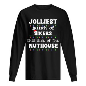 Funny Motorcycle Rider Christmas Jolliest Bunch of Bikers T-Shirt Funny Motorcycle Rider Christmas Jolliest Bunch of Bikers T-Shirt