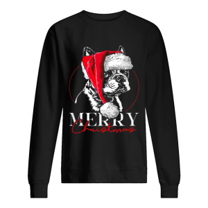 Funny Santa Boston Terrier Merry Christmas dog mom gift shirt Funny Santa Boston Terrier Merry Christmas dog mom gift shirt