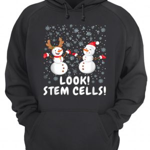 Funny Stem Cell Snowman Christmas Science Tee shirt 3