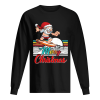 Funny Surfing Santa Claus Hawaiian Christmas Women Men Gift shirt