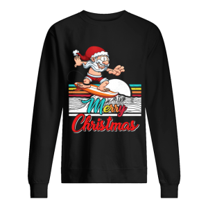 Funny Surfing Santa Claus Hawaiian Christmas Women Men Gift shirt Funny Surfing Santa Claus Hawaiian Christmas Women Men Gift shirt