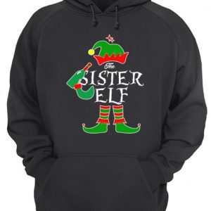 Funny The Sister Elf Family Matching Group Christmas shirt 3