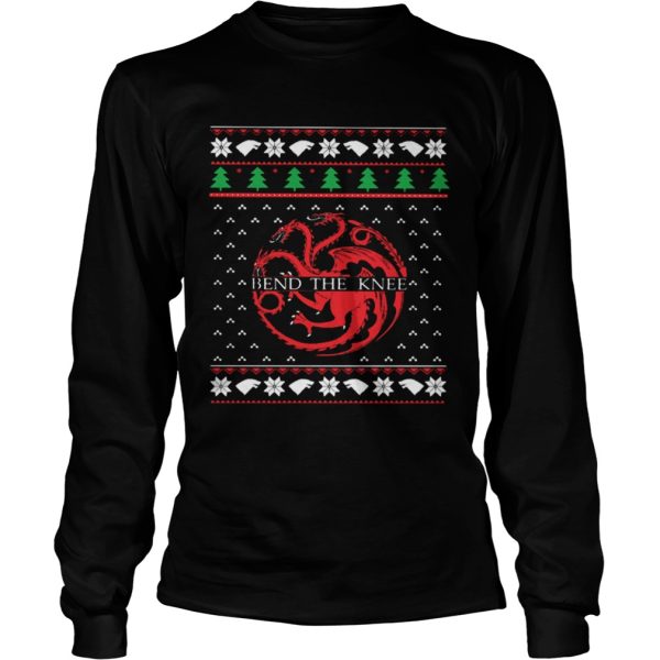 Game Of Thrones Bend The Knee Ugly Christmas shirt