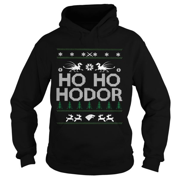 Game of Thrones Ho Ho Hodor Coming Ugly shirt