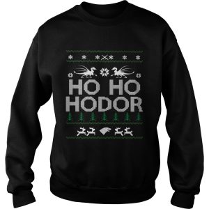 Game of Thrones Ho Ho Hodor Coming Ugly shirt 3