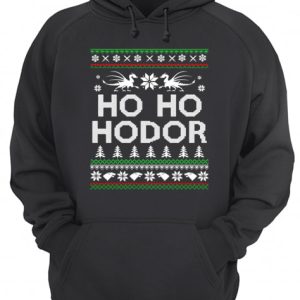 Game of throne HO HO Hodor Christmas Hoodie T Shirt 3