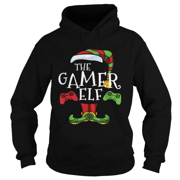 Gamer Elf Family Matching Christmas Gaming Pajama PJ shirt