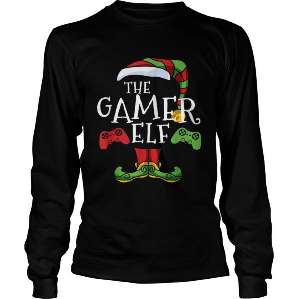 Gamer Elf Family Matching Christmas Gaming Pajama PJ shirt