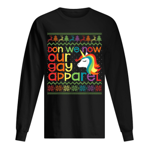 Gay Christmas Rainbow Unicorn Don We Now Our Gay Apparel shirt Gay Christmas Rainbow Unicorn Don We Now Our Gay Apparel shirt