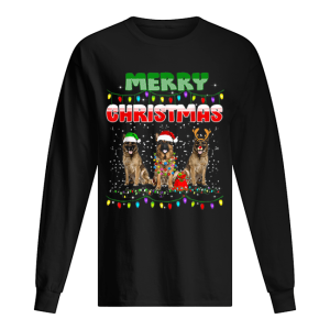 German Shepherd Christmas Light Merry Christmas shirt German Shepherd Christmas Light Merry Christmas shirt