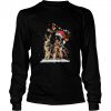 German Shepherds Santa Merry Christmas Light Sweat shirt