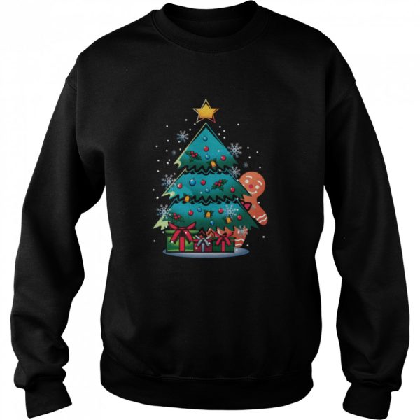 Gingerbread Man Christmas Tree Xmas Xmas shirt