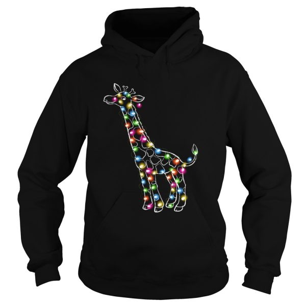 Giraffe Christmas Lights shirt