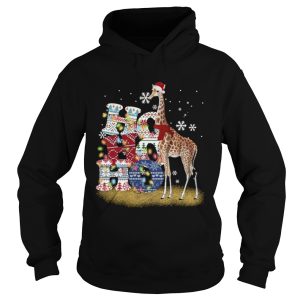Giraffe Ho Ho Ho Christmas shirt Giraffe Ho Ho Ho Christmas shirt