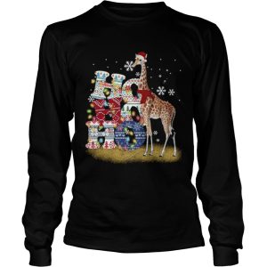 Giraffe Ho Ho Ho Christmas shirt Giraffe Ho Ho Ho Christmas shirt