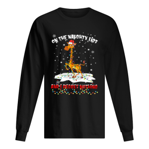 Giraffe On The Naughty List And I Regret Nothing shirt Giraffe On The Naughty List And I Regret Nothing shirt