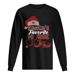 Glitter Santa’s Favorite Nurse Christmas shirt Glitter Santa’s Favorite Nurse Christmas shirt