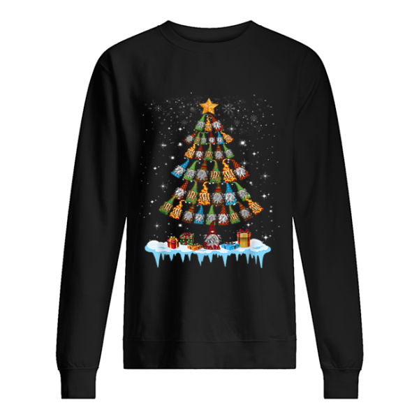 Gnome Garden Gardening Christmas Tree shirt