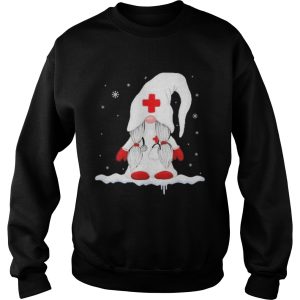 Gnome Nurse Christmas shirt 2 Gnome Nurse Christmas shirt 3