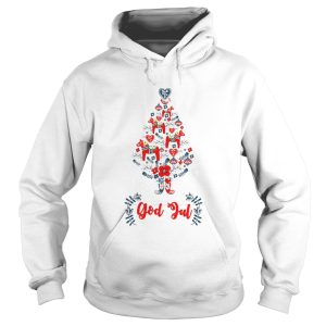 God Jul Dala Horse Tree Swedish shirt