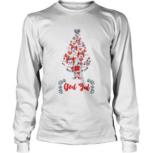God Jul Dala Horse Tree Swedish shirt