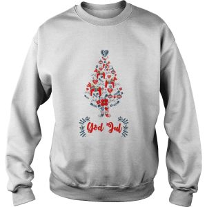God Jul Dala Horse Tree Swedish shirt 3