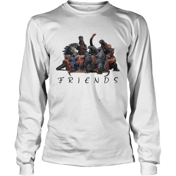 Godzilla Friends all godzillas movies shirt