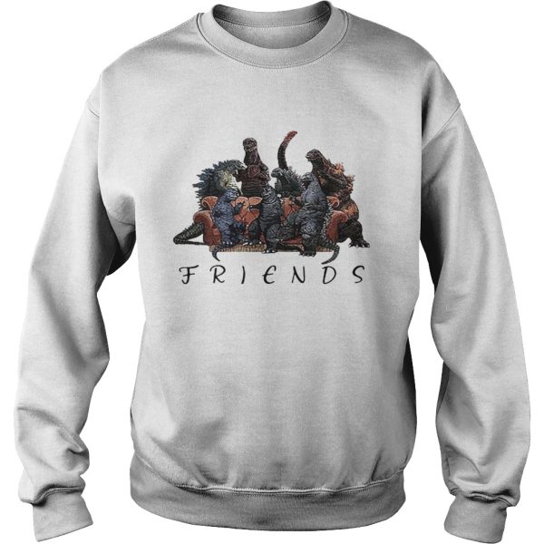 Godzilla Friends all godzillas movies shirt