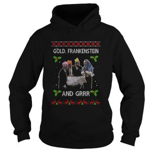Gold Frankenstein and grrr Ugly Xmas Christmas shirt Gold Frankenstein and grrr Ugly Xmas Christmas shirt
