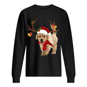 Golden Retriever Gorgeous Reindeer Crewneck shirt Golden Retriever Gorgeous Reindeer Crewneck shirt