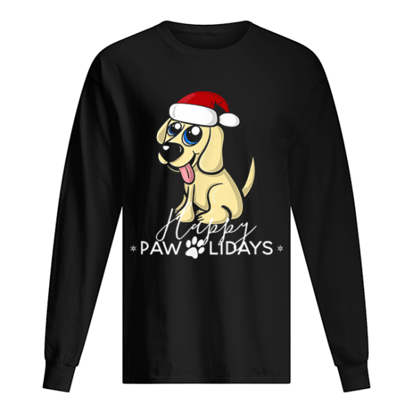 Golden Retriever Puppy Christmas Santa Hat shirt