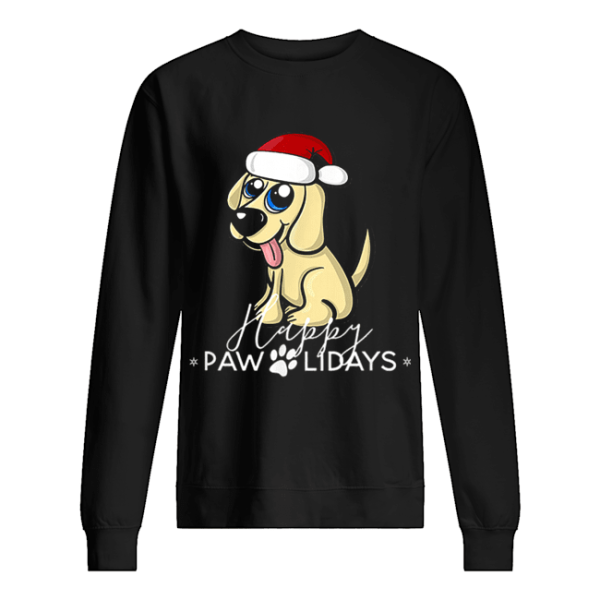 Golden Retriever Puppy Christmas Santa Hat shirt