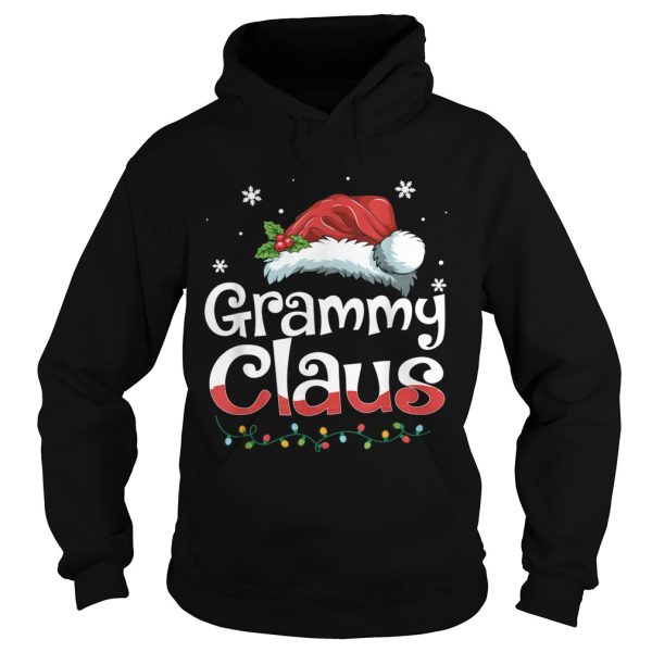 Grammy Claus Santa Hat Matching Family Christmas Pajama shirt