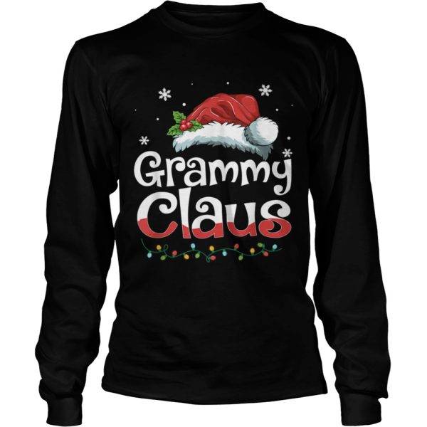 Grammy Claus Santa Hat Matching Family Christmas Pajama shirt