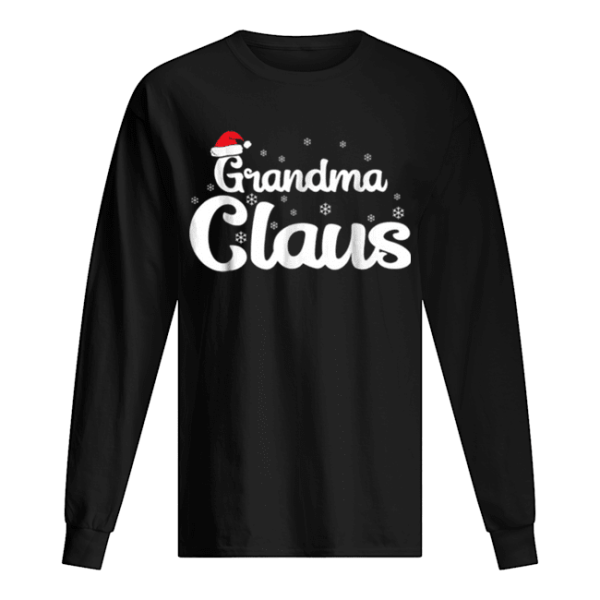 Grandma Claus Christmas Family Matching Pajama shirt