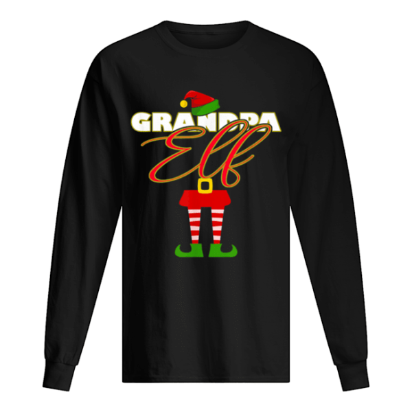 Grandpa Elf Papa Christmas Matching Elves Family Group shirt